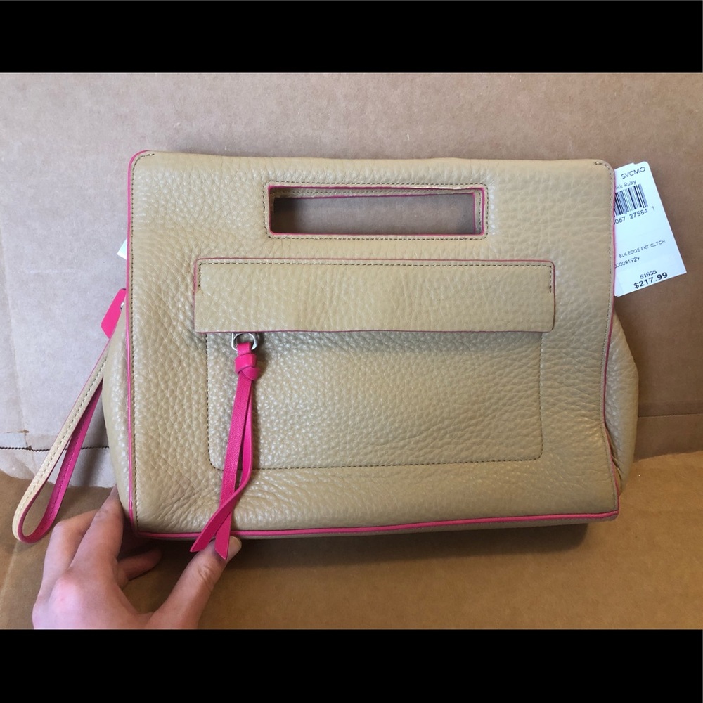 Coach Leather large Clutch